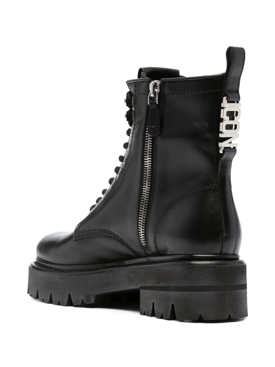 Incaltaminte DSQUARED2 neagra din piele - Img 3