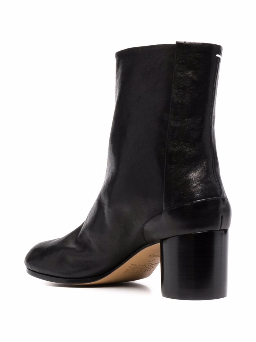 Incaltaminte Maison Margiela tabi neagra din piele - Img 3