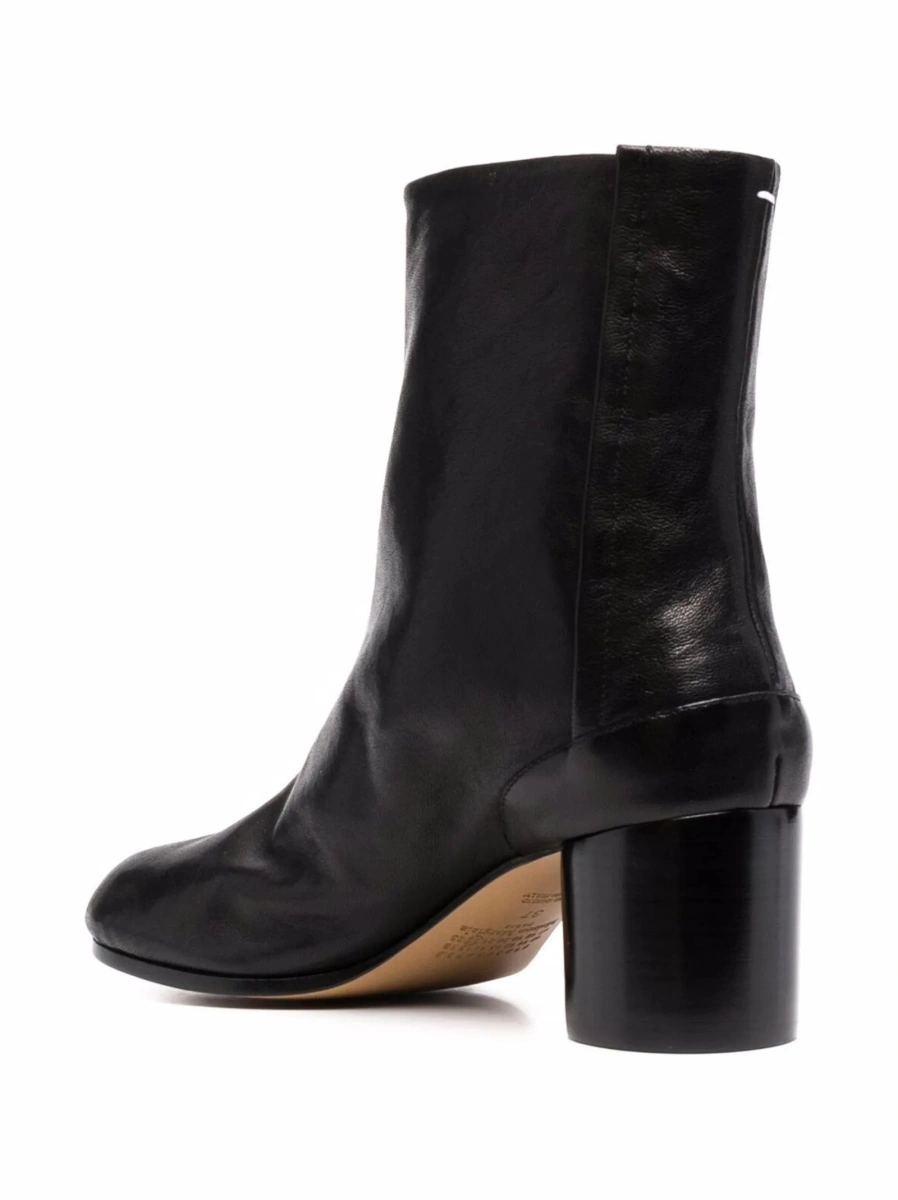 Incaltaminte Maison Margiela tabi neagra din piele - Img 3