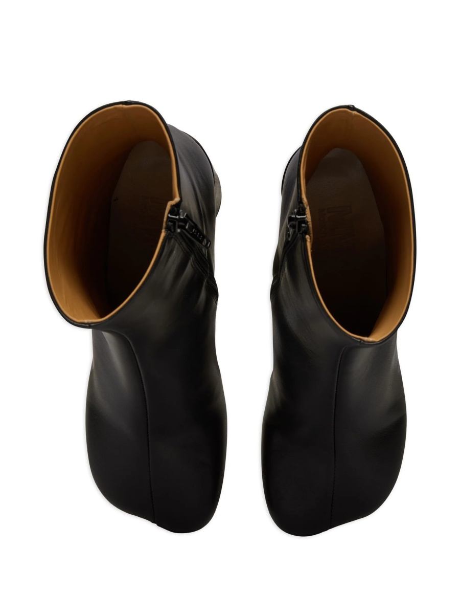 Incaltaminte MM6 Maison Margiela neagra din piele - Img 4