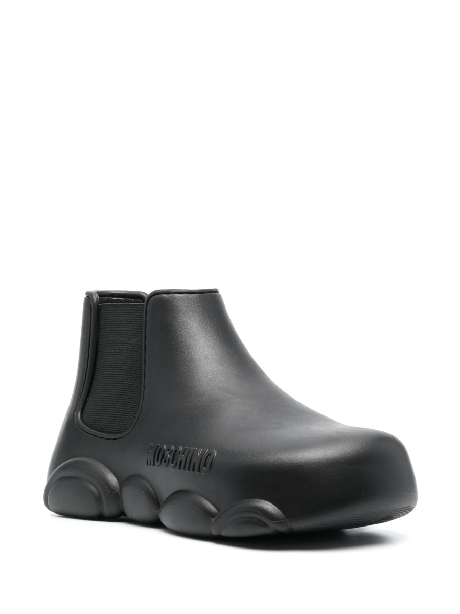 Incaltaminte Moschino neagra din cauciuc - Img 2
