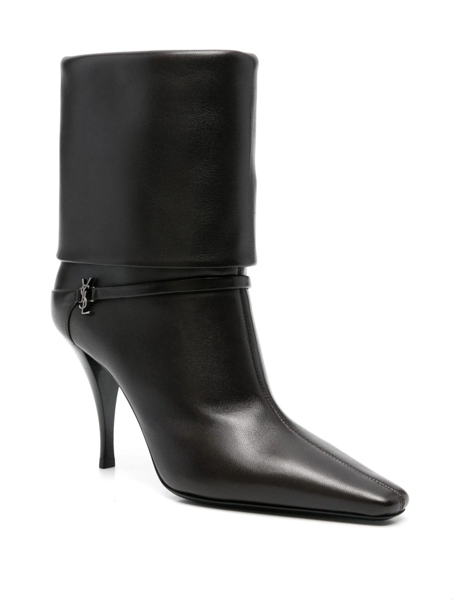 Incaltaminte Saint Laurent neagra din piele - Img 2