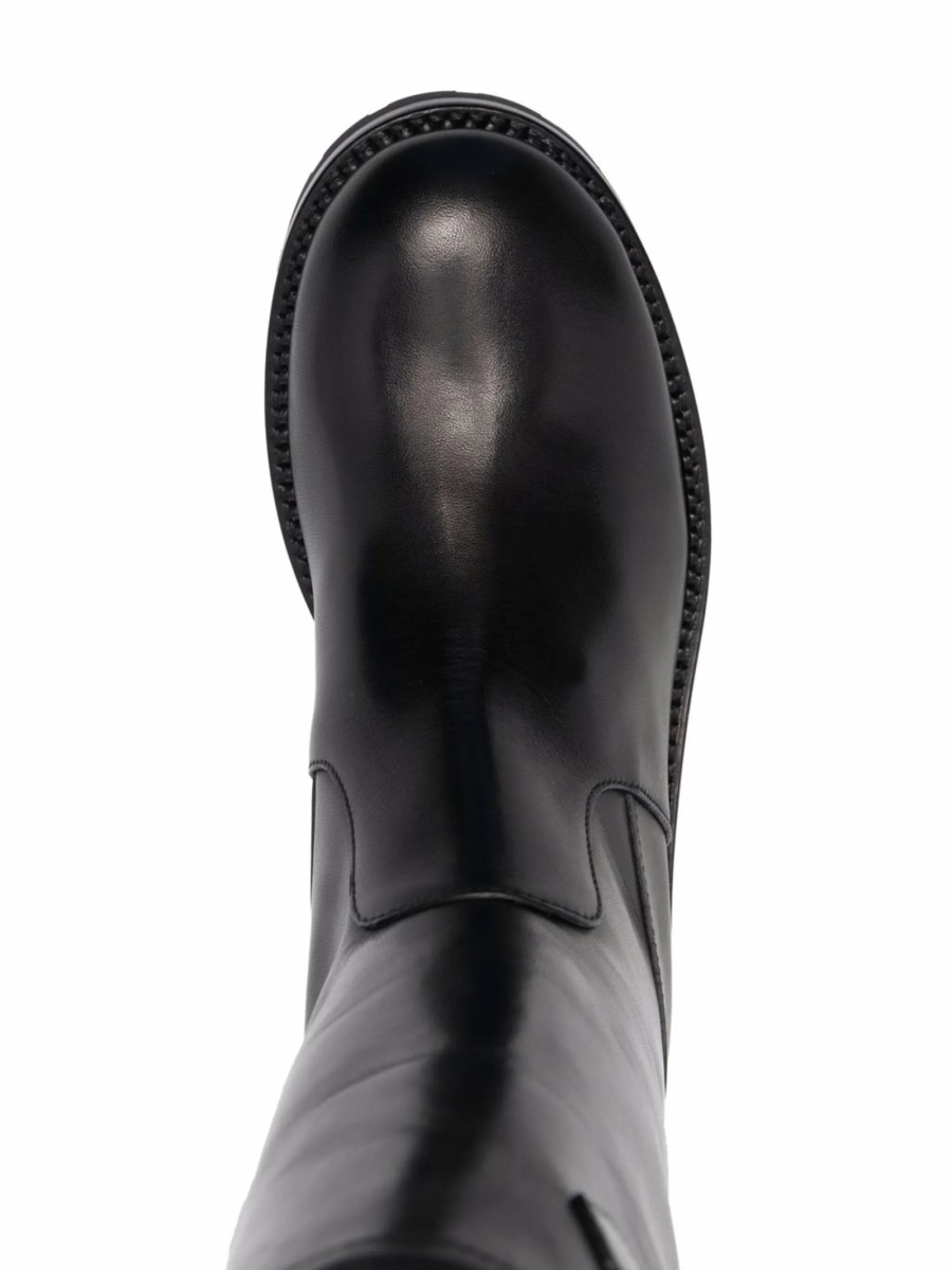 Incaltaminte Versace neagra din piele - Img 4