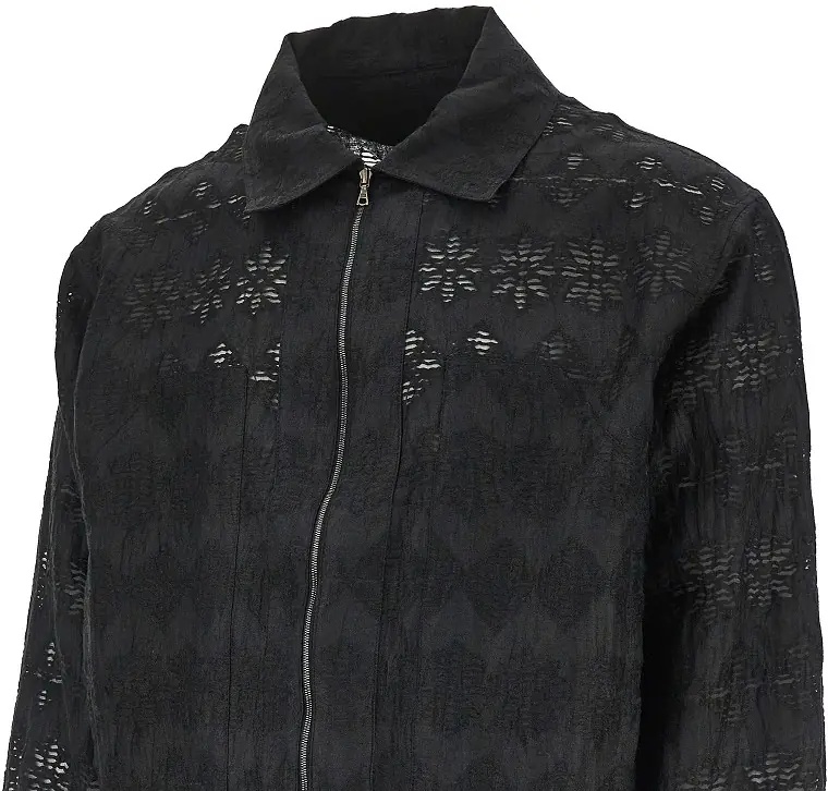 Jacheta 'Ares' linen-blend blouson - Img 2