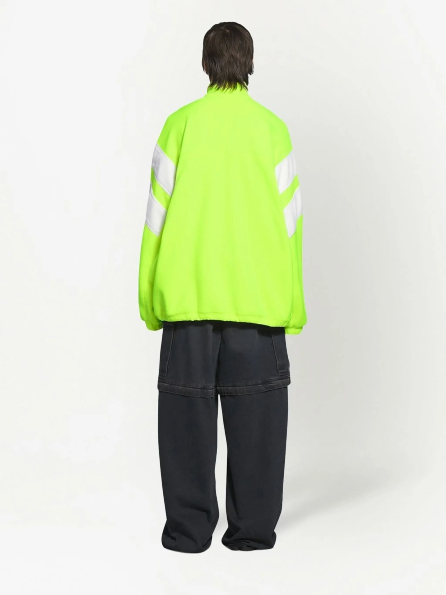 Jacheta Balenciaga galbena din polyester - Img 3