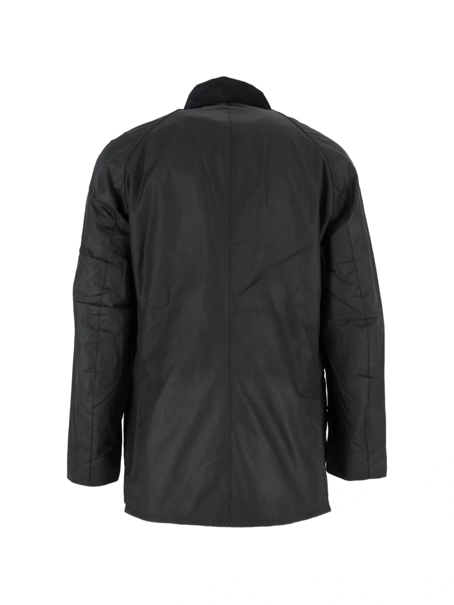 Jacheta Barbour neagra din bumbac - Img 2