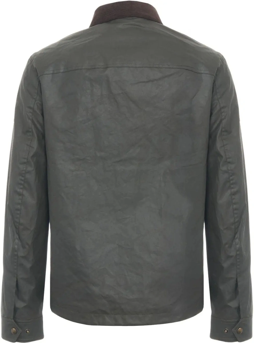 Jacheta Belstaff verde 'Ground' - Img 4