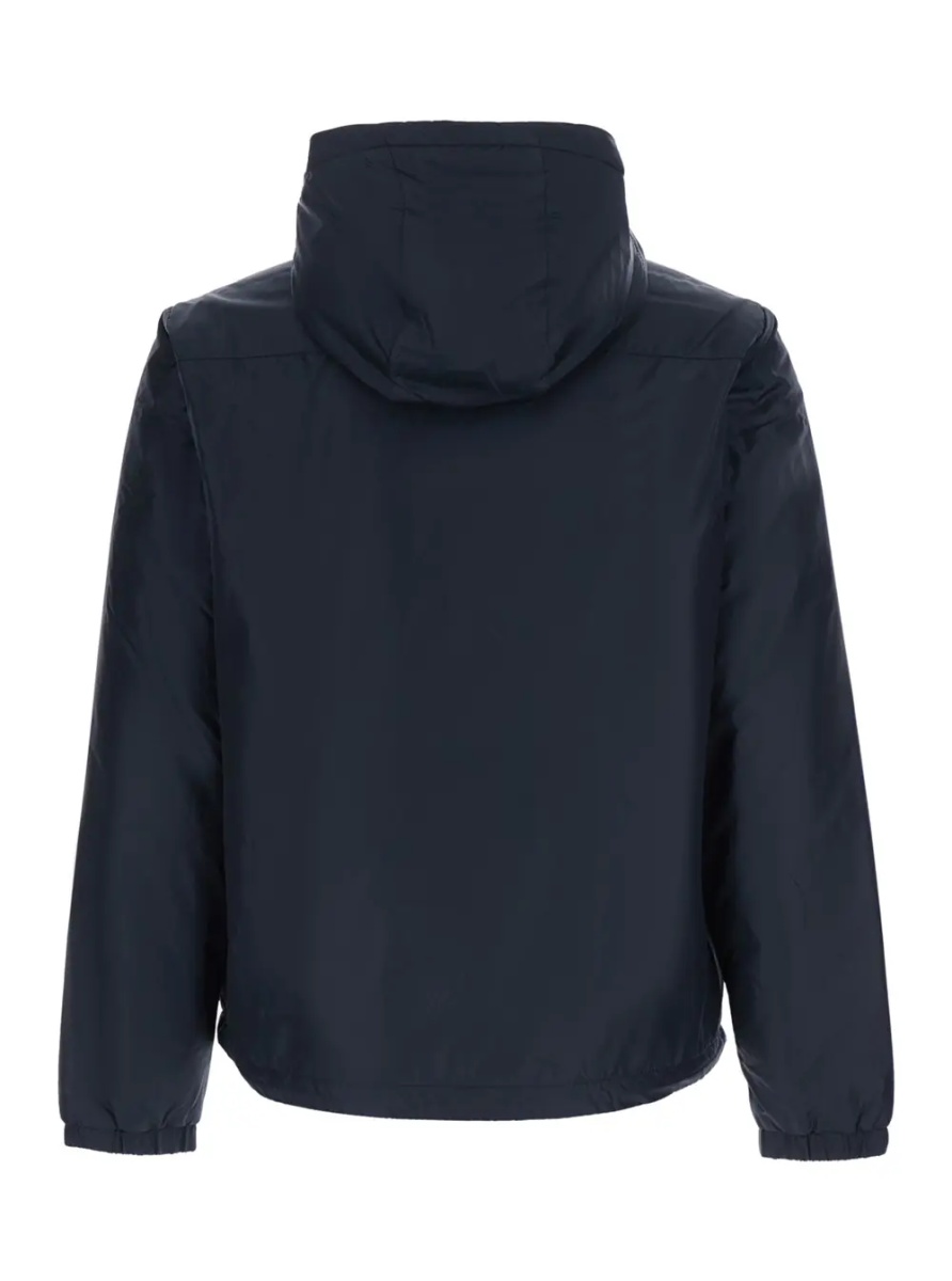 Jacheta blue Jacket with Front Zip Closure and Side Pockets in Tech Fabric men - Img 2