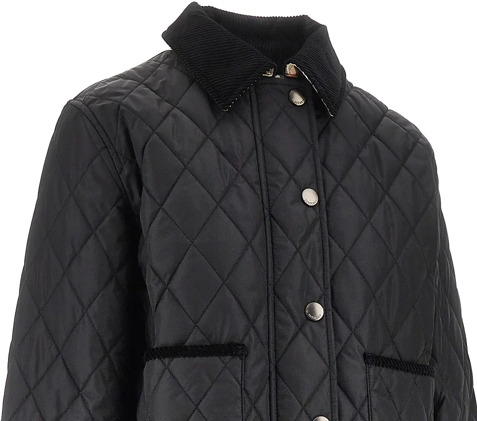 Jacheta Burberry neagra din nylon - Img 2