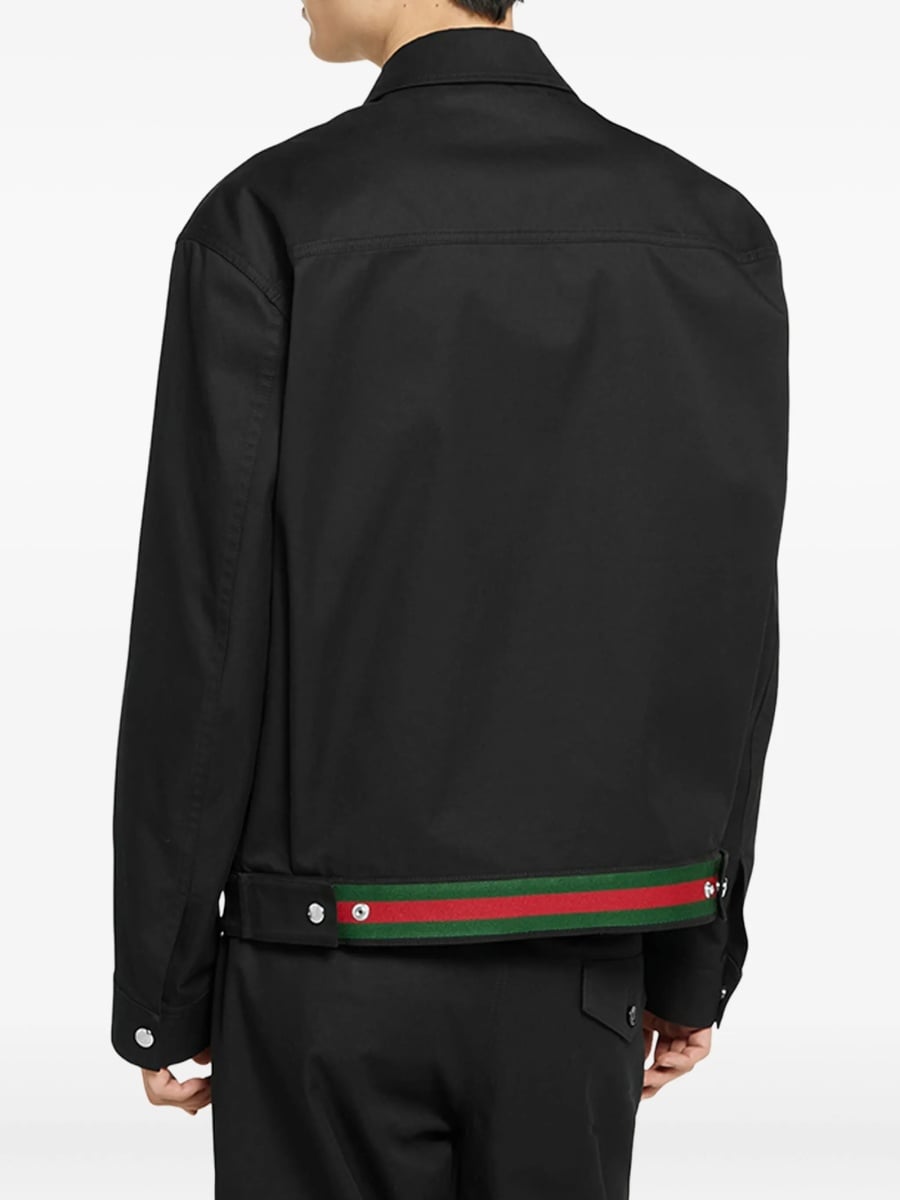 Jacheta camasa Gucci neagra - Img 2