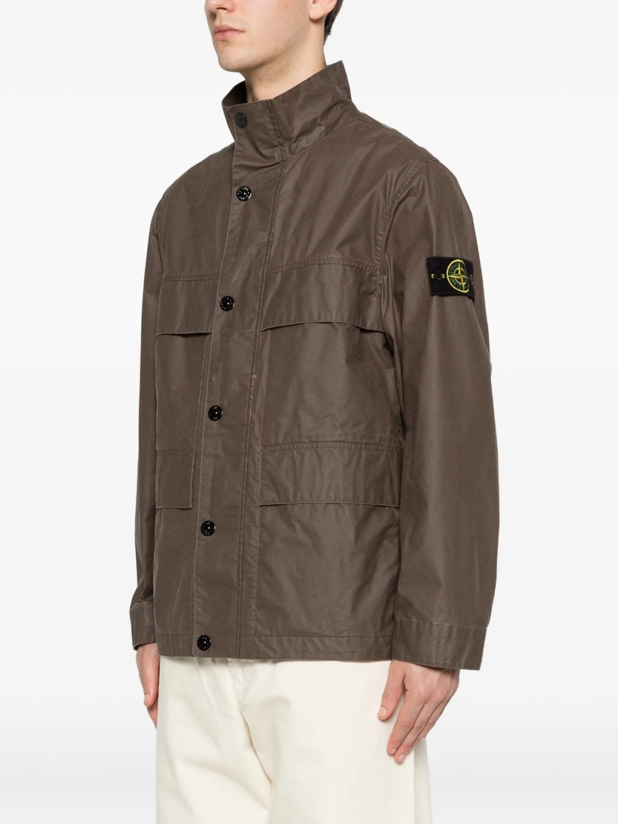 Jacheta camasa Stone Island maro - Img 3