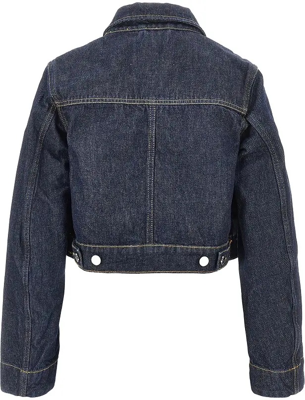 Jacheta Cropped denim jacket - Img 3