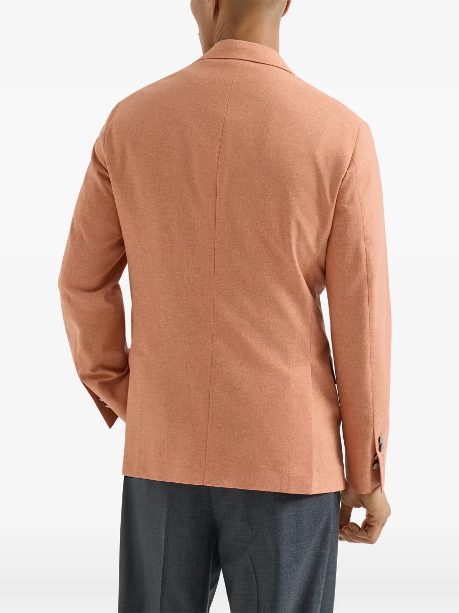 Jacheta Deconstructed Jacket in mouliné fabric - Img 6