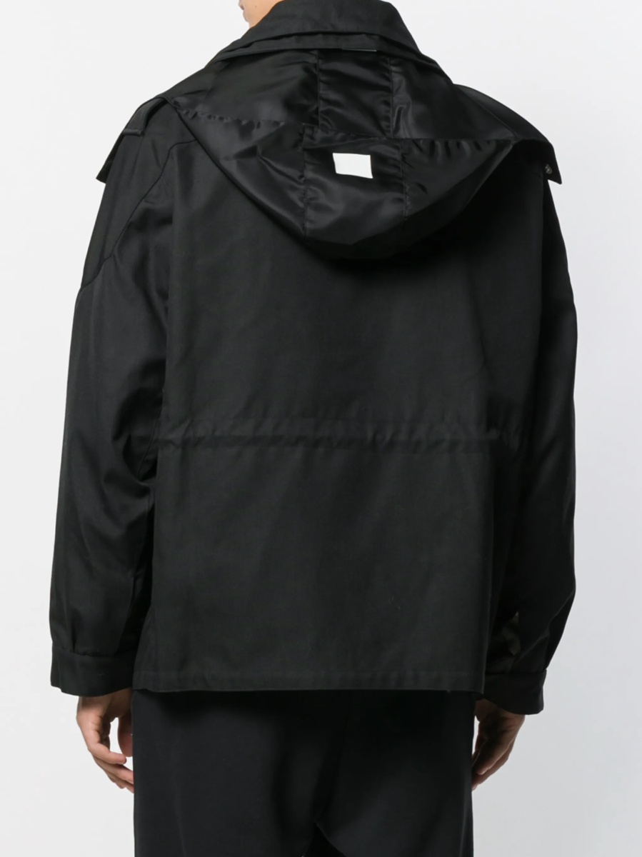Jacheta Givenchy neagra din poliamida - Img 4