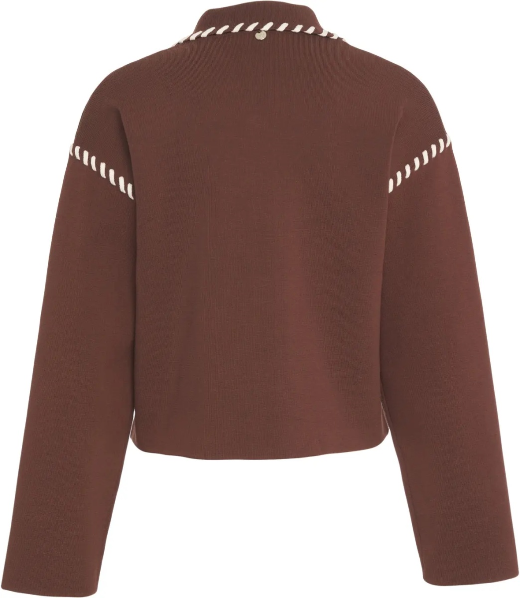 Jacheta Jacket with decorative stitching - Img 3
