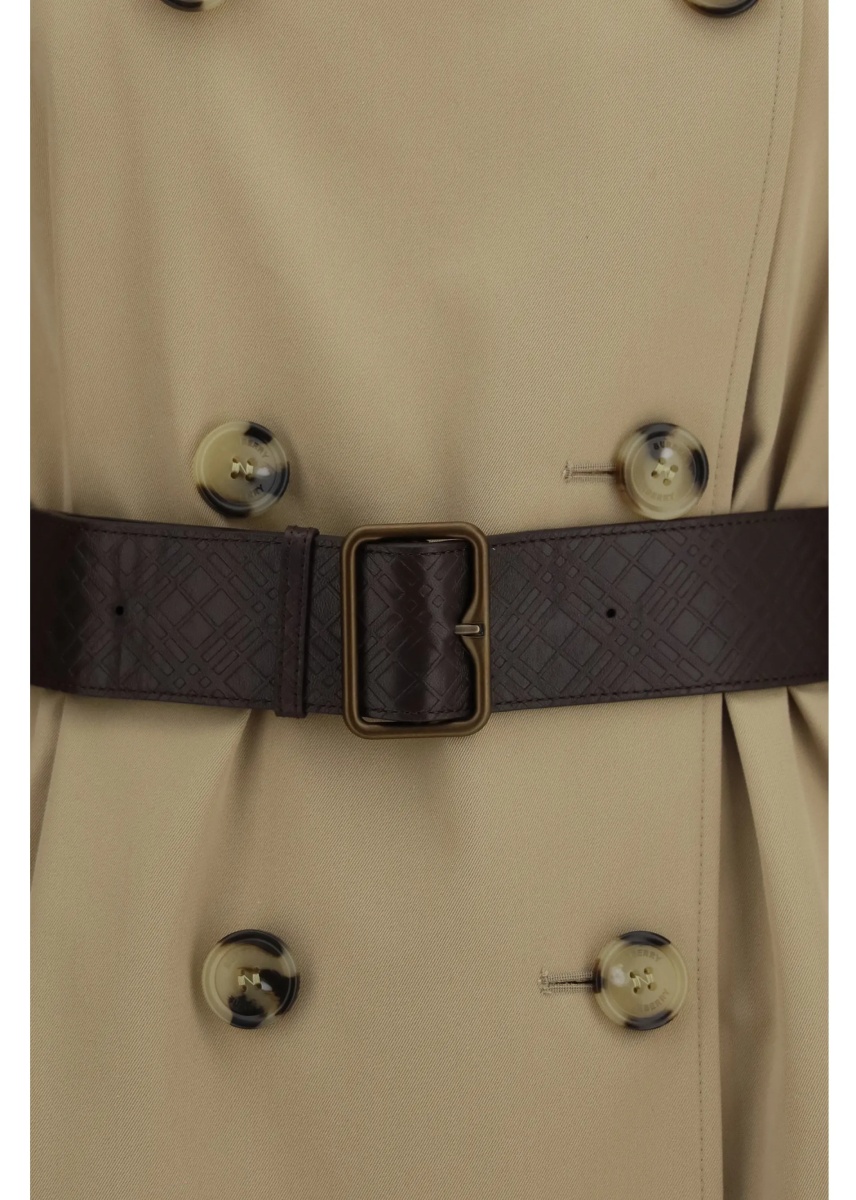 Jacheta Kensington midi leather Trench - Img 3