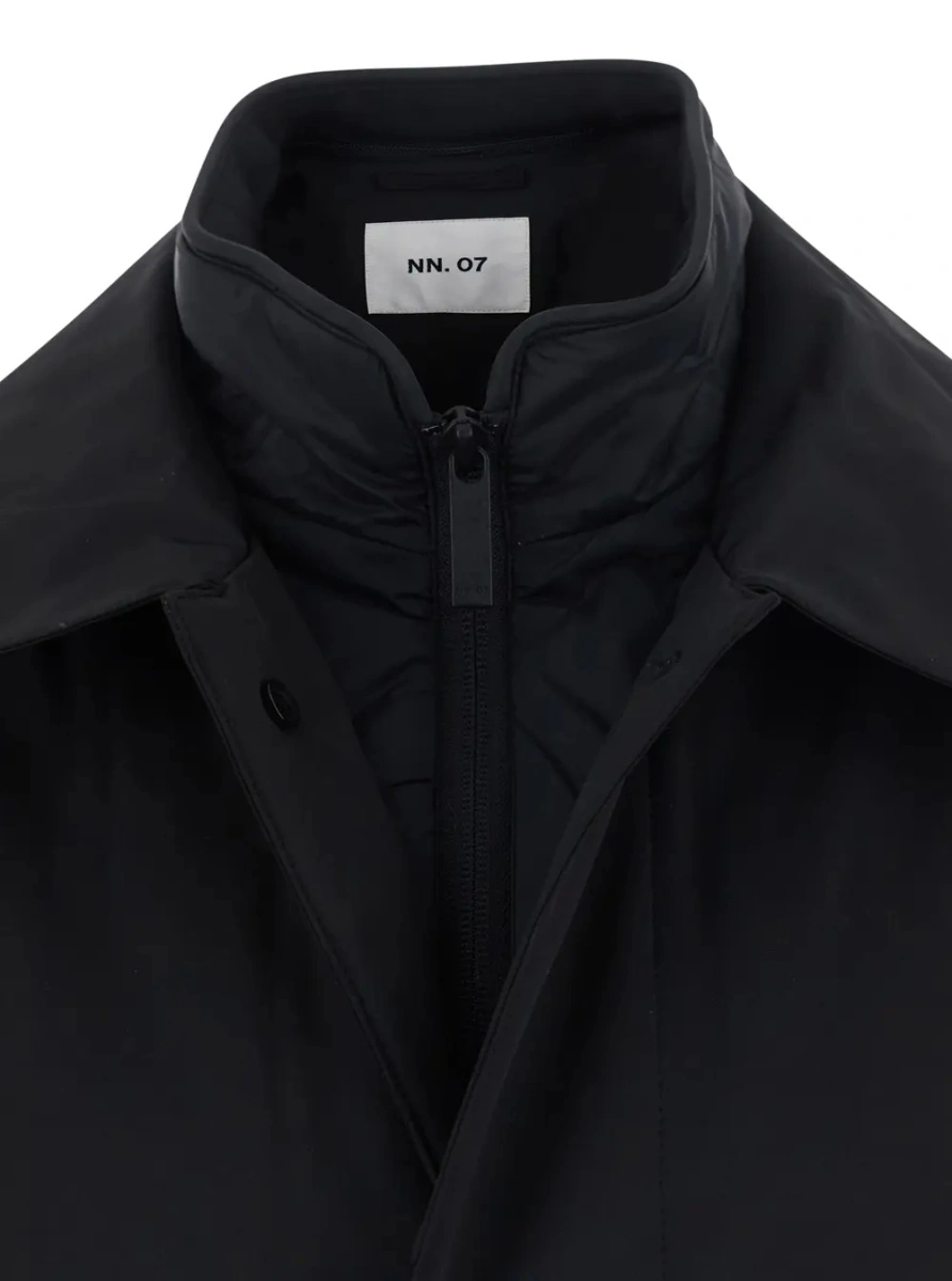 Jacheta NN.07 neagra din nylon - Img 3