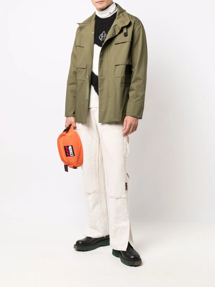 Jacheta Off-White verde - Img 2