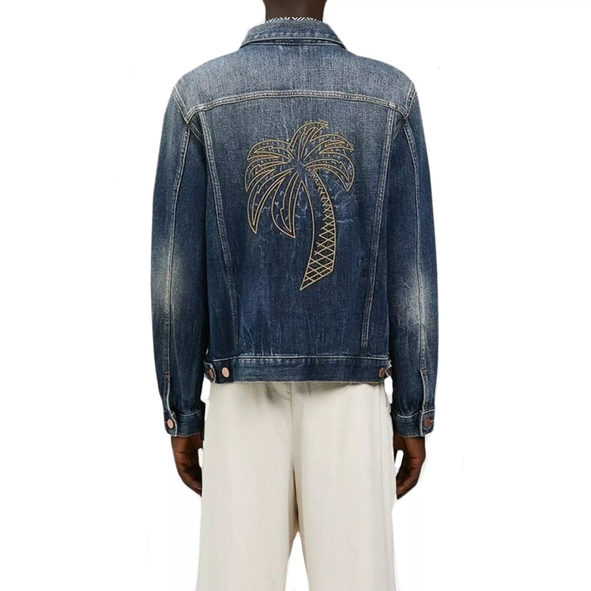 Jacheta Palm Angels Denim Jacket - Img 3