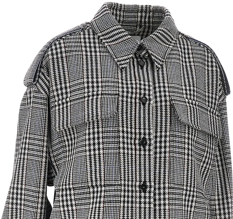 Jacheta Prince of Wales wool overshirt - Img 2