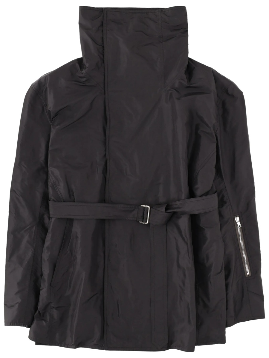 Jacheta Rick Owens neagra din matase - Img 2