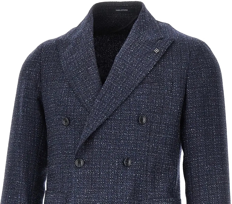 Jacheta Tweed double-breasted jacket - Img 2