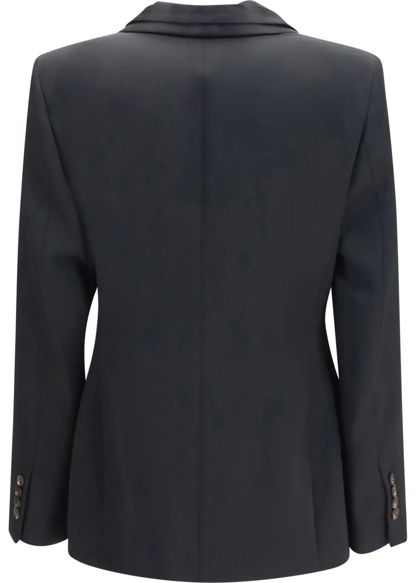 Jacheta Wool Jacket with shawl lapels - Img 2
