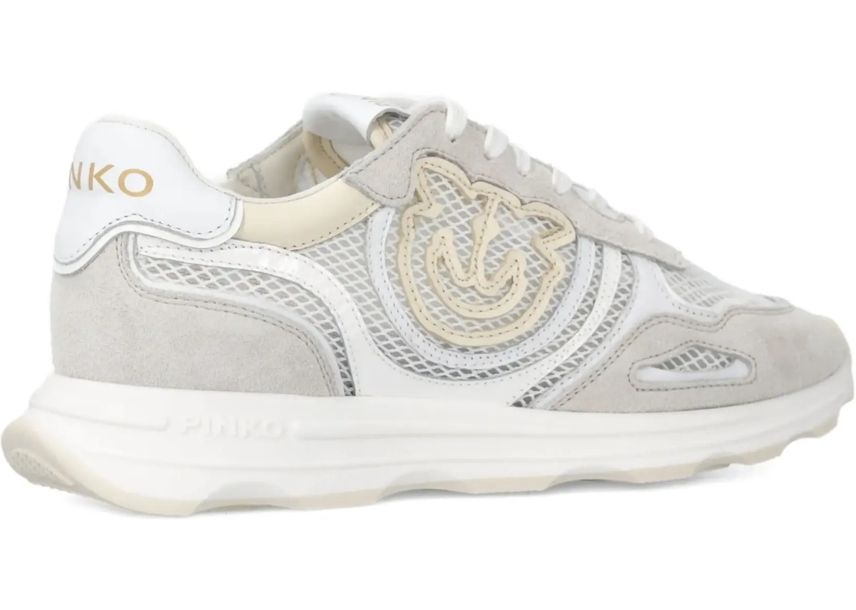 Leather Zoe Sneakers with mesh inserts - Img 3