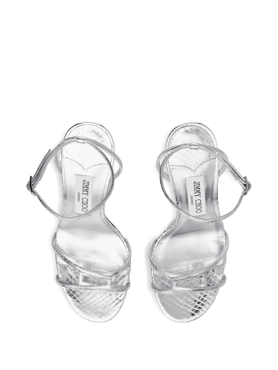 "Leo 100mm" heeled sandals - Img 4