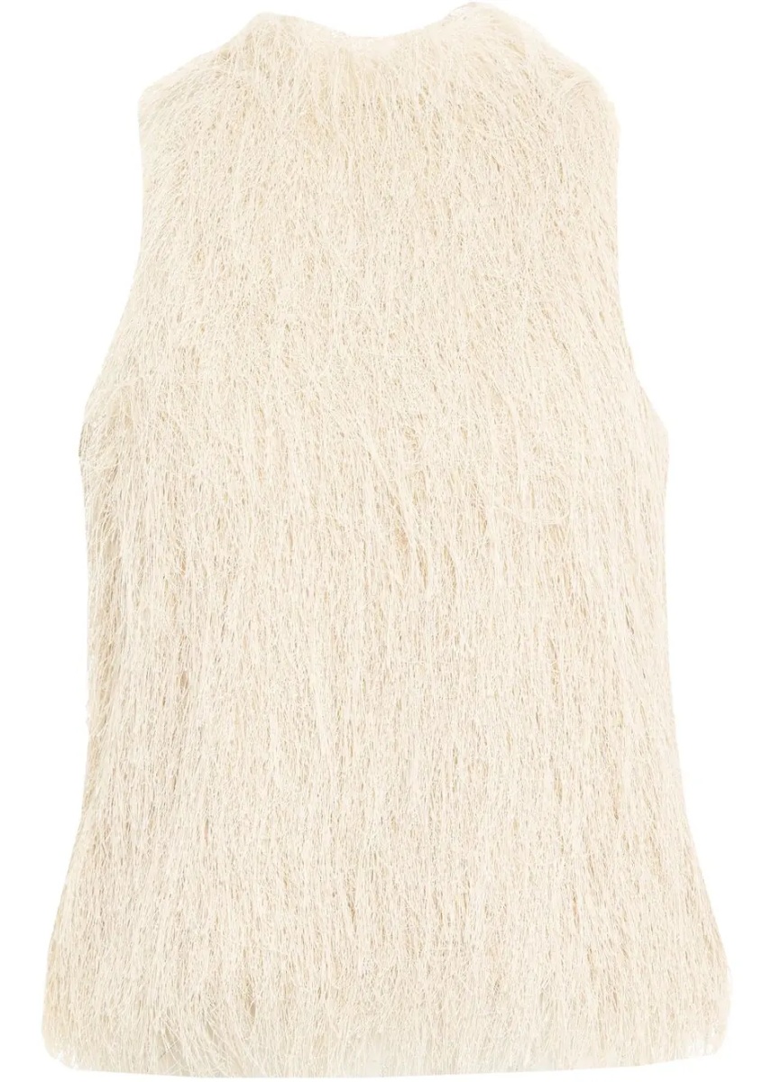 Maiou Top with fringe details - Img 4