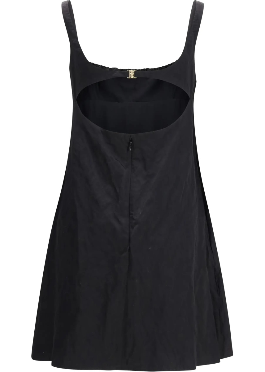 Mini Dress in washed technical satin - Img 2