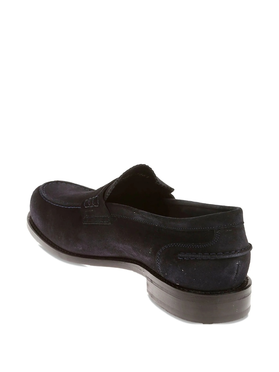 Mocasini BERWICK albastri din piele intoarsa - Img 3