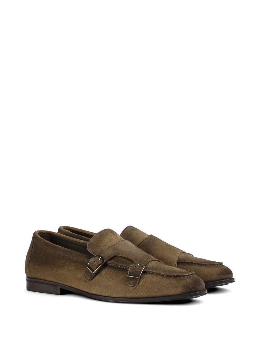 Mocasini Doucal's maro din piele intoarsa - Img 2