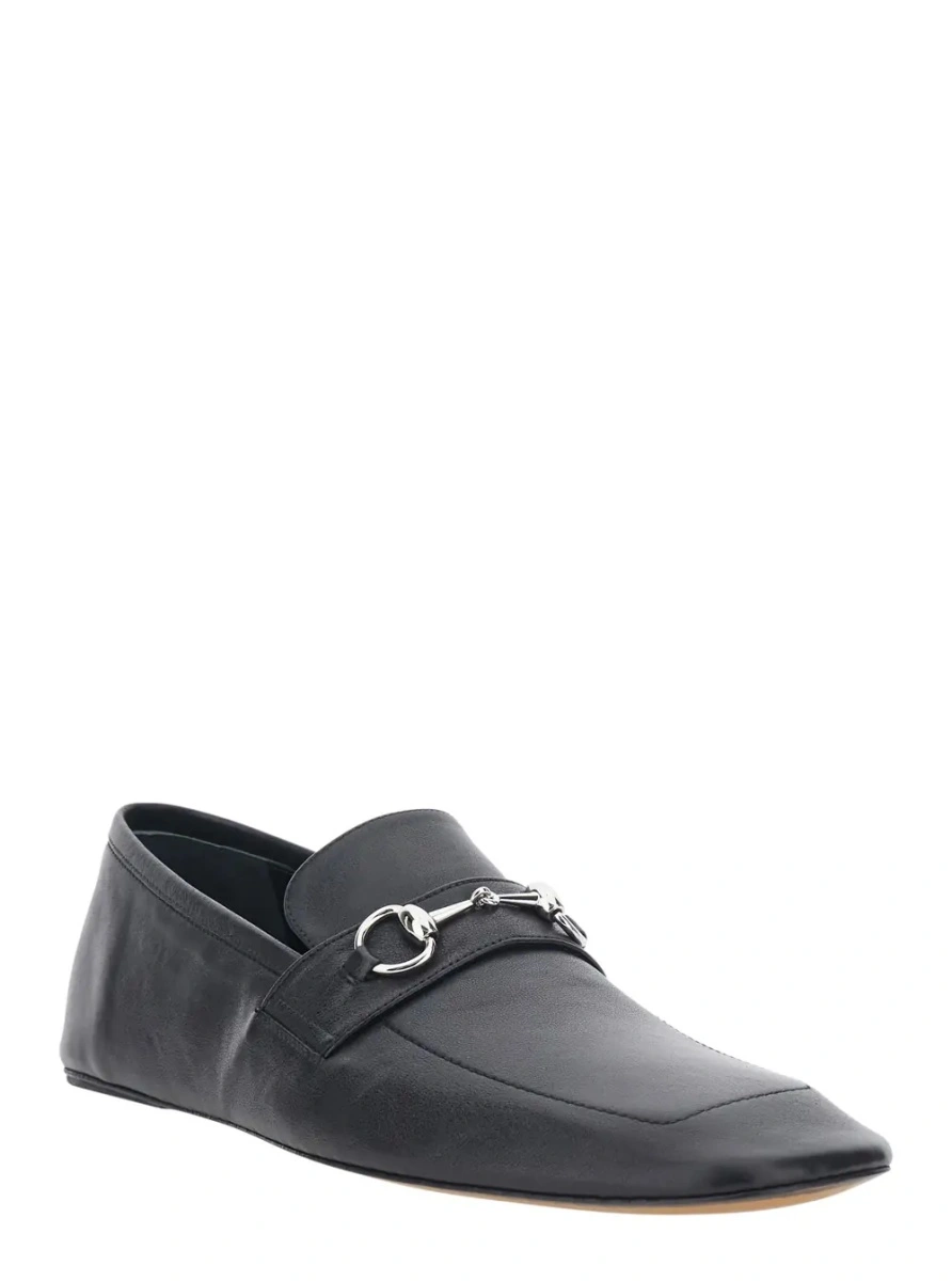Mocasini Gucci negri din piele 'Edgar' - Img 2