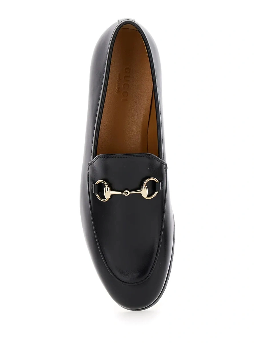 Mocasini Gucci negri din piele 'Jordaan' - Img 4