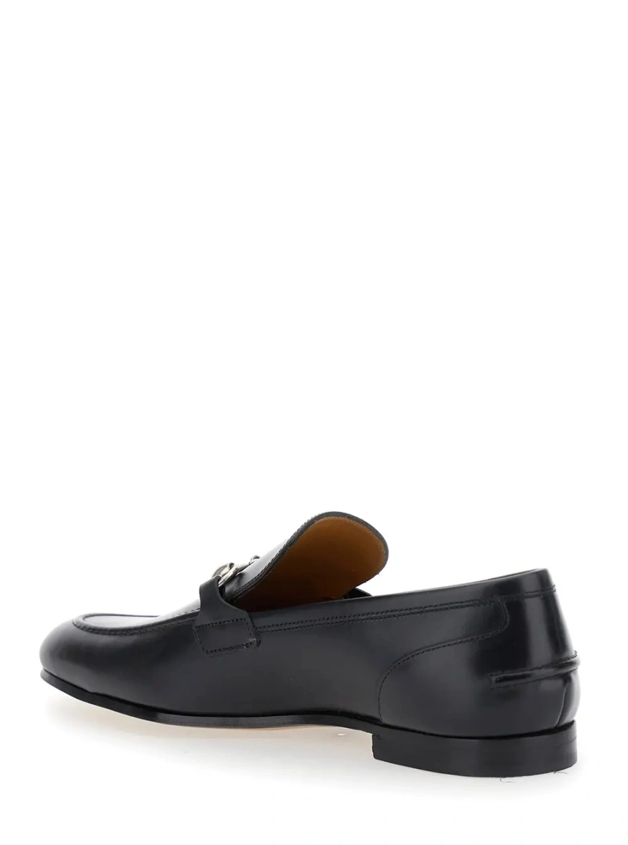 Mocasini Gucci negri din piele 'Jordan' - Img 3