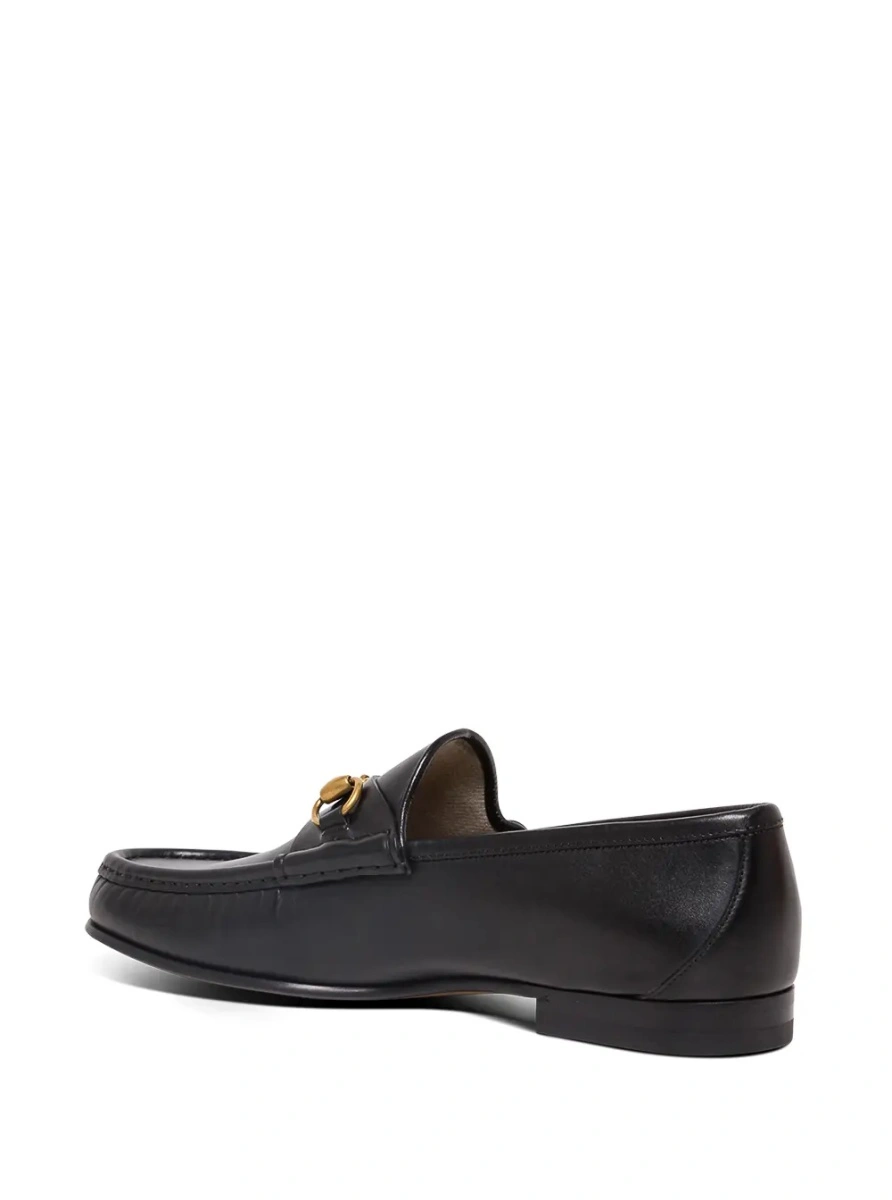 Mocasini Gucci negri din piele - Img 3