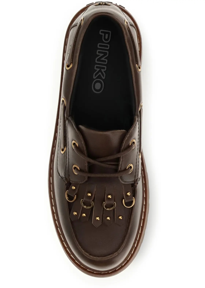 Mocasini Margaret 01 brushed leather Loafers - Img 4