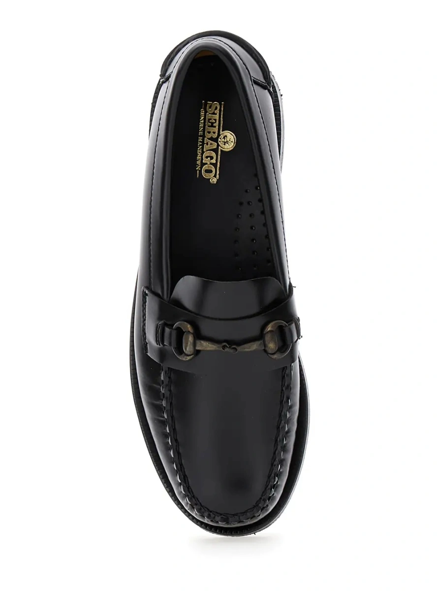 Mocasini Sebago negri din piele 'Joe' - Img 3