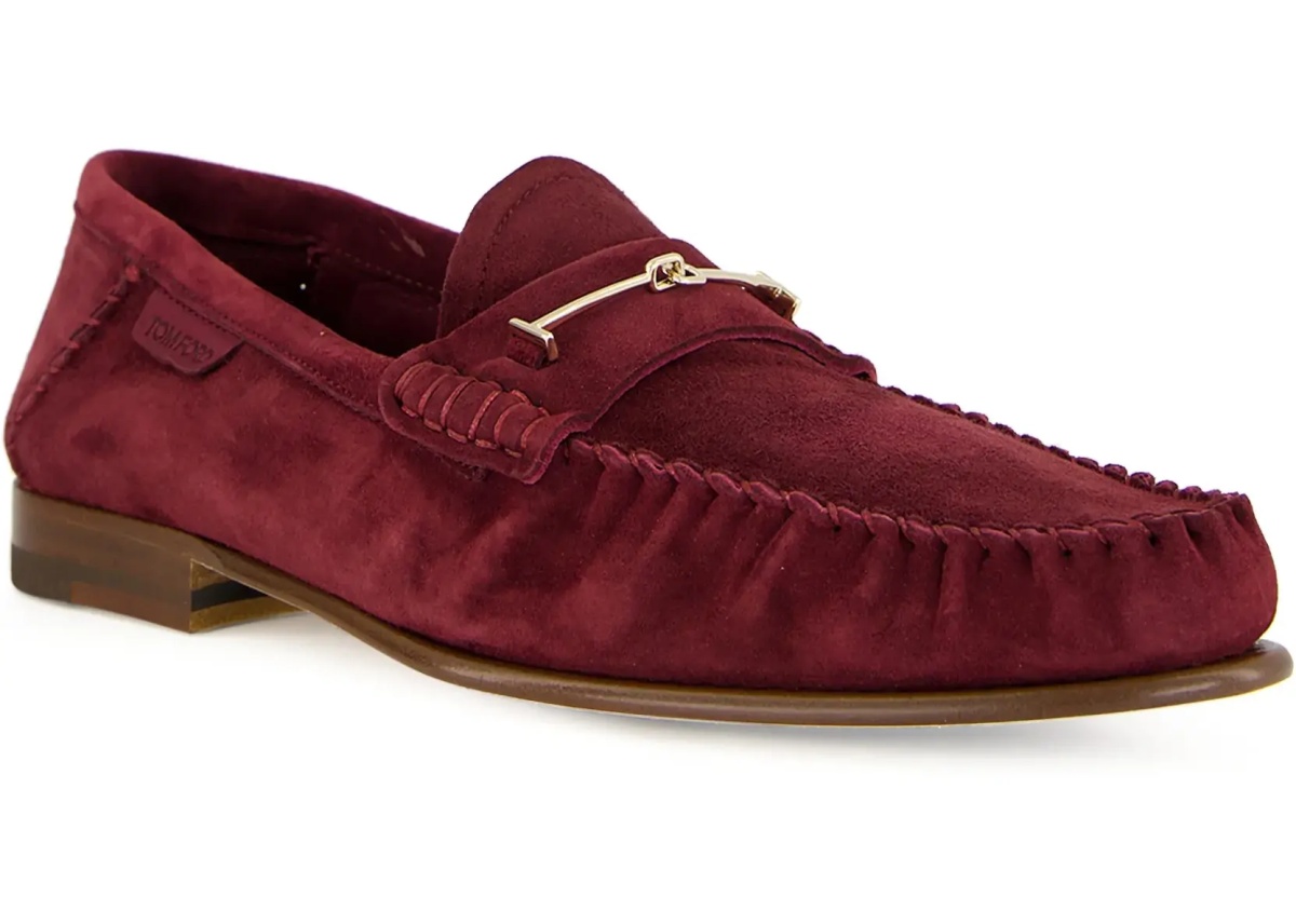 Mocasini Suede leather T-strap Loafers - Img 5