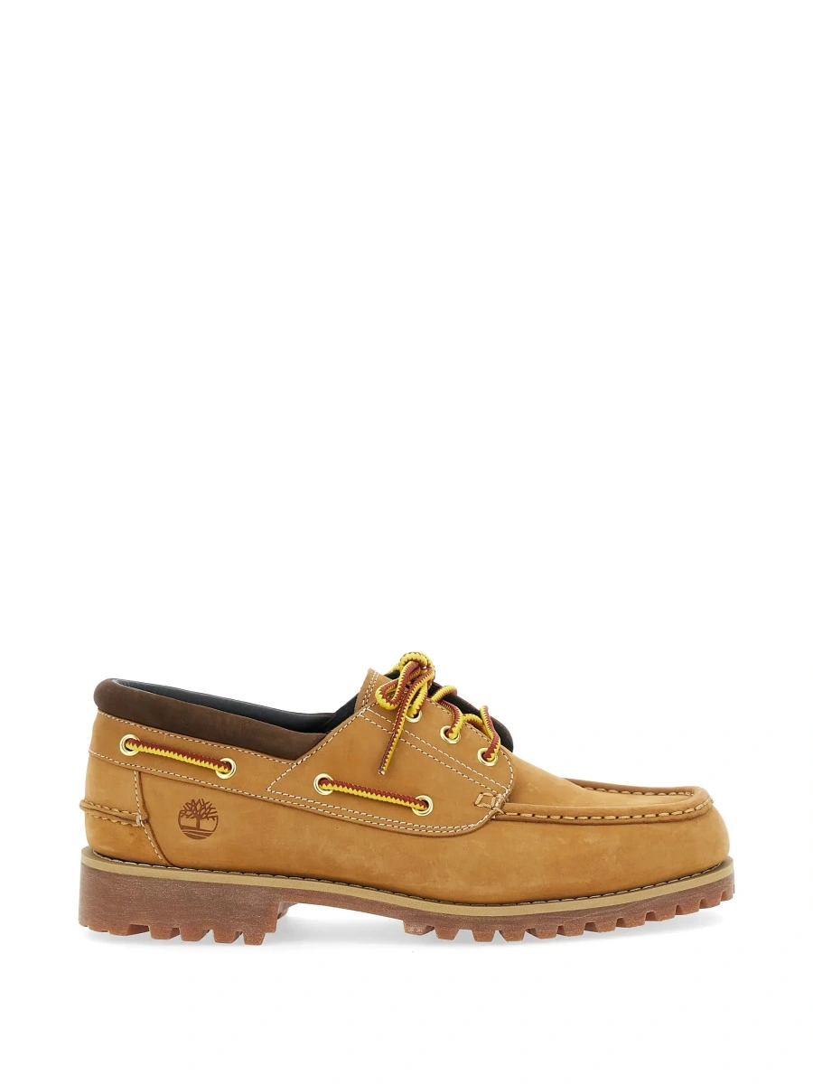 Mocasini Timberland bej din piele - Img 8
