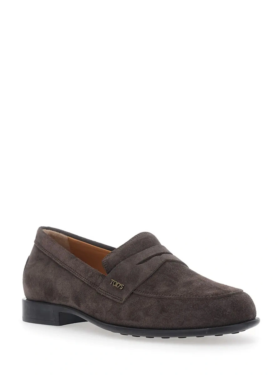Mocasini TOD'S maro din piele - Img 2