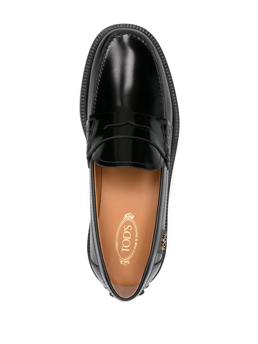 Mocasini TOD'S negri din piele - Img 4