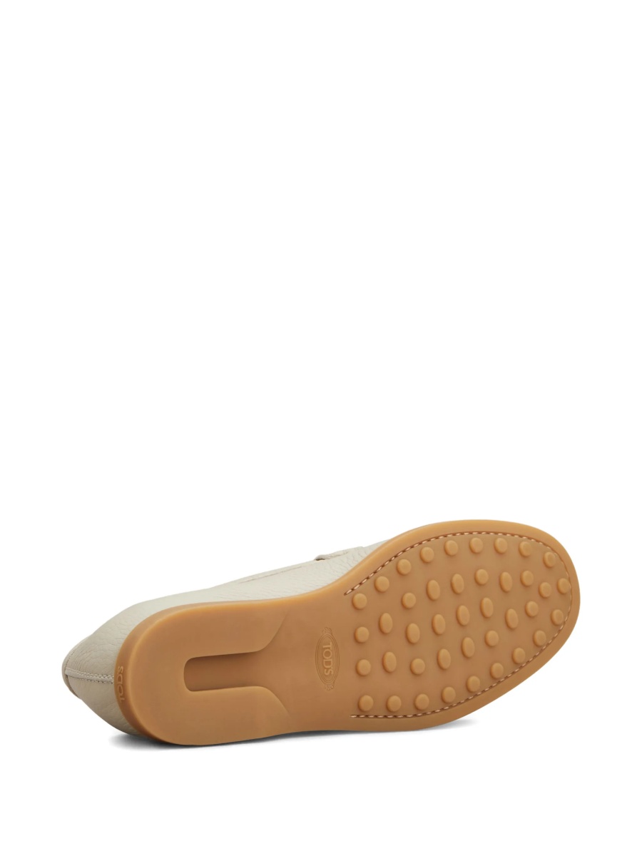 Mocasini TOD'S neutri din piele - Img 4