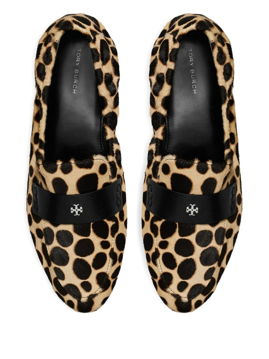 Mocasini Tory Burch bej din piele - Img 6
