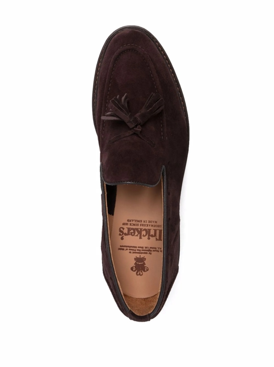 Mocasini TRICKER'S maro din piele - Img 4