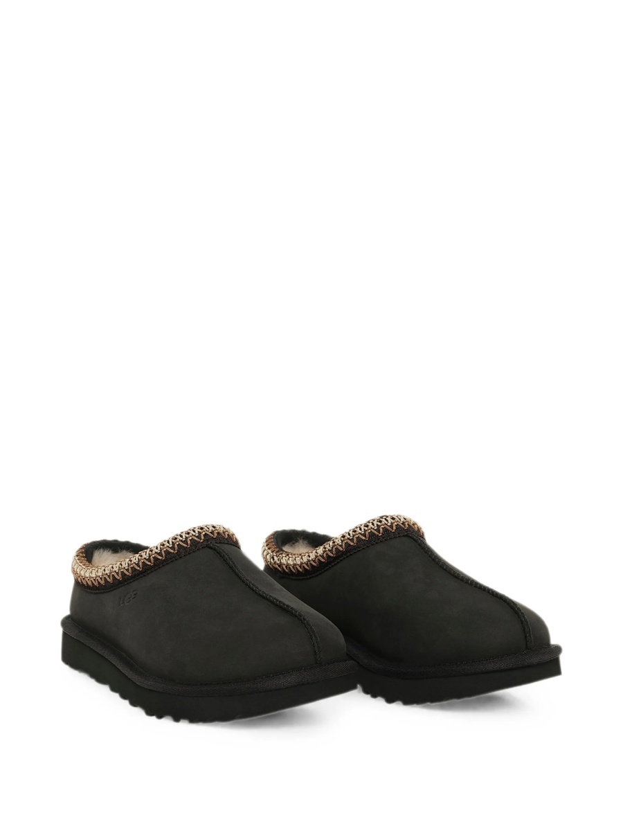 Mocasini UGG negri din piele si poliester reciclat - Img 2