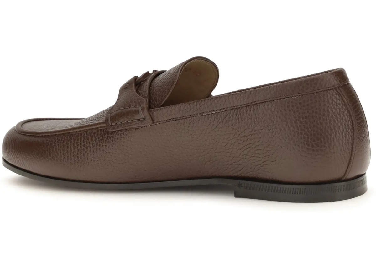 Mocasini VLogo Signature Loafers in deer leather - Img 3
