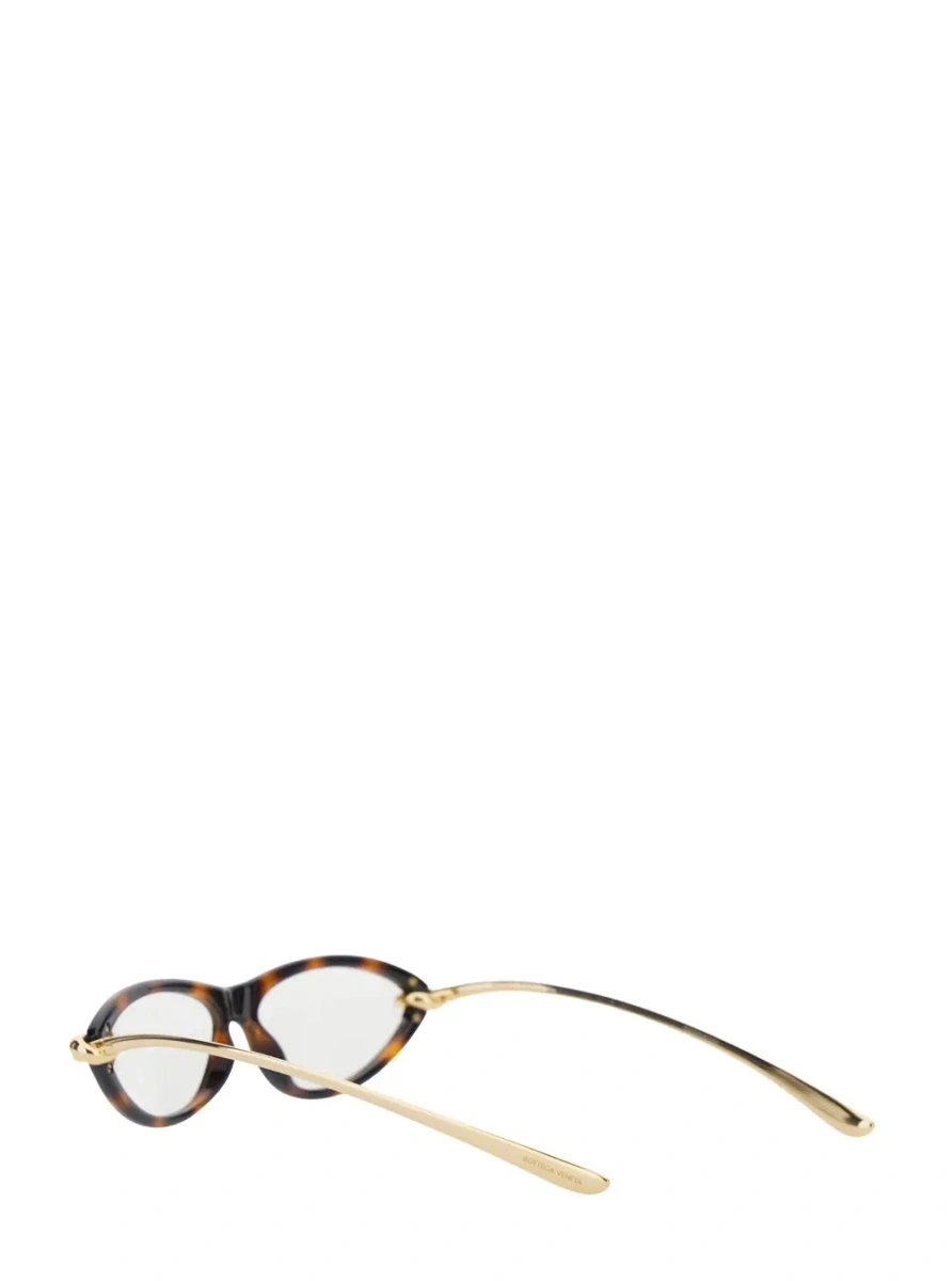Ochelari de soare Bottega Veneta maro din acetat - Img 2