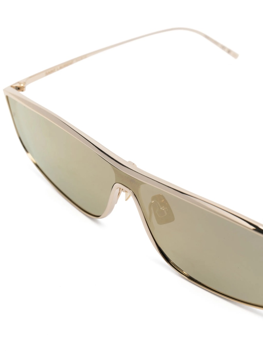 Ochelari de soare Saint Laurent aurii - Img 3
